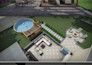 do landscape design garden patio pool pergola for frontyard and backyard